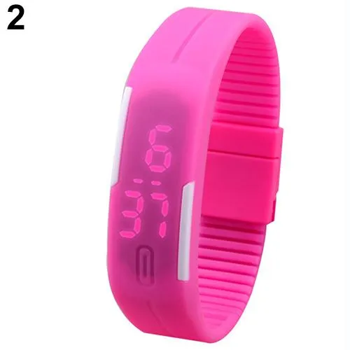 women watches Unisex Men Fashion Silicone Band Red LED Sports clock Bracelet Digital Wrist reloj mujer relogio デジタルウォッチ часы