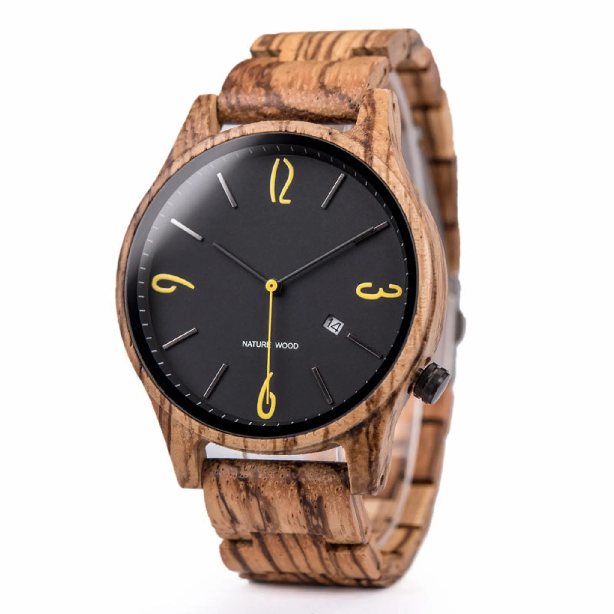 ZEBRITE - Men Wood Watch