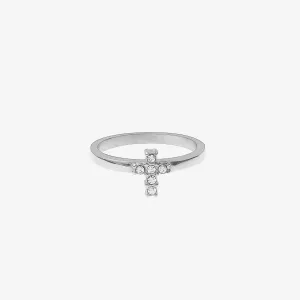 Zircon Cross Ring