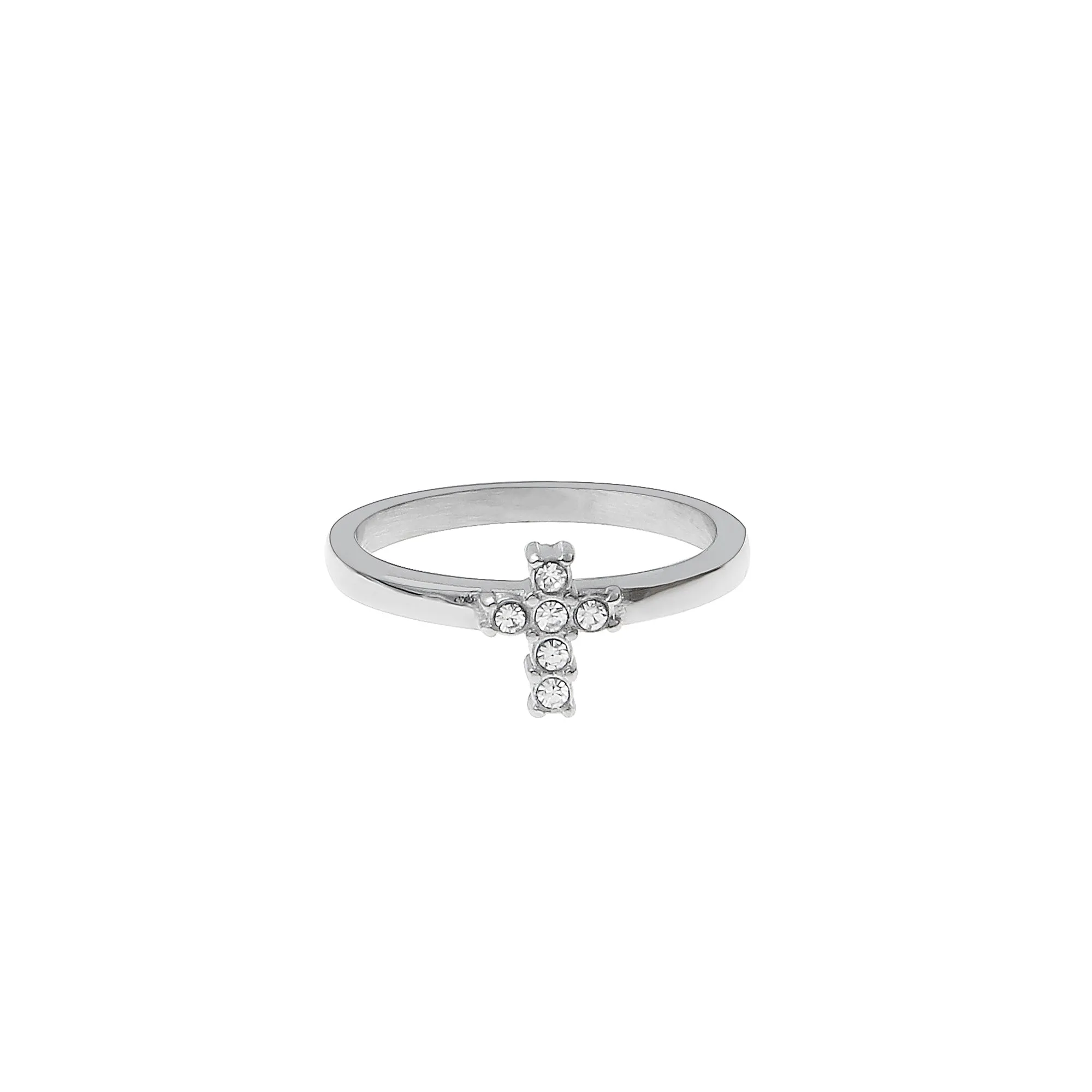 Zircon Cross Ring