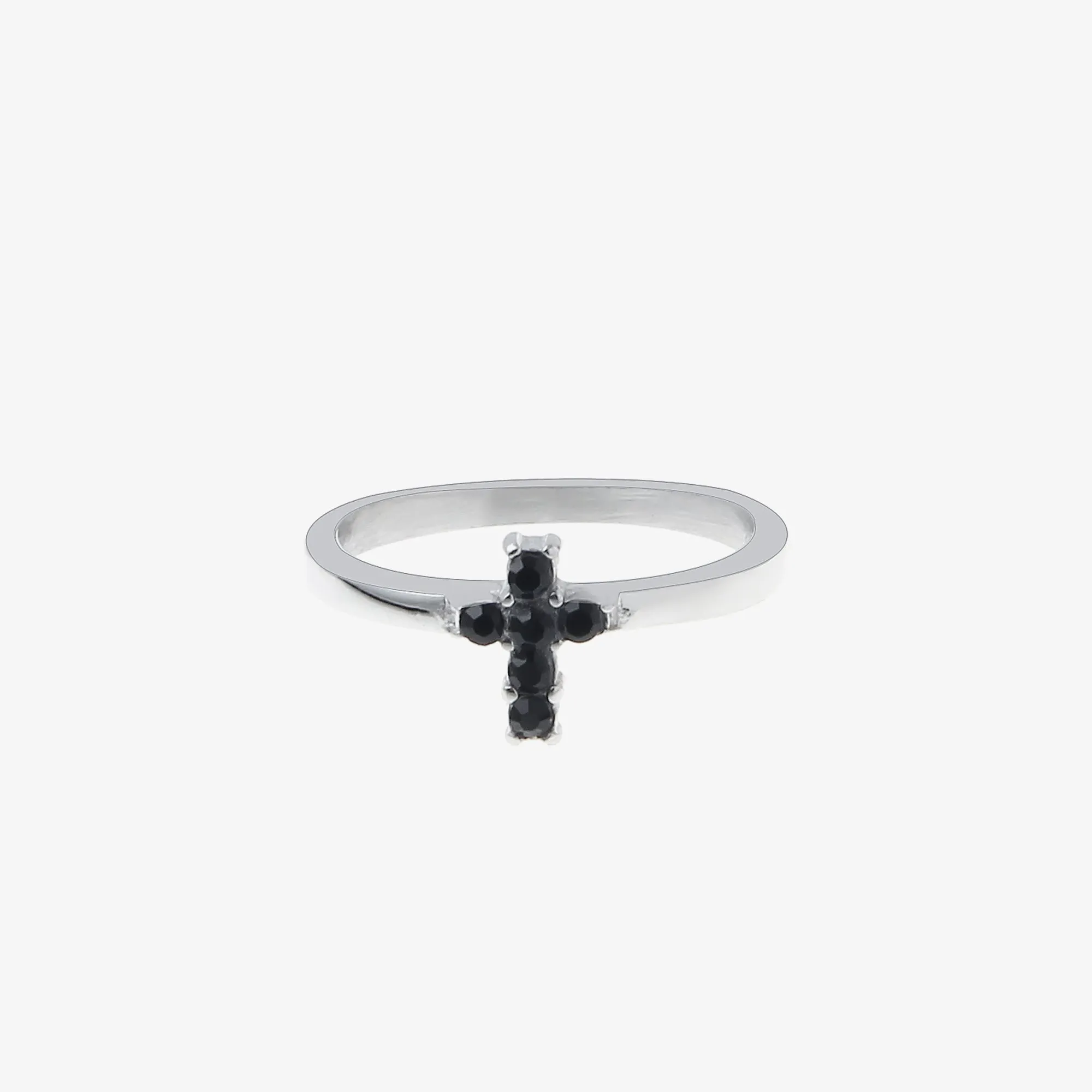 Zircon Cross Ring