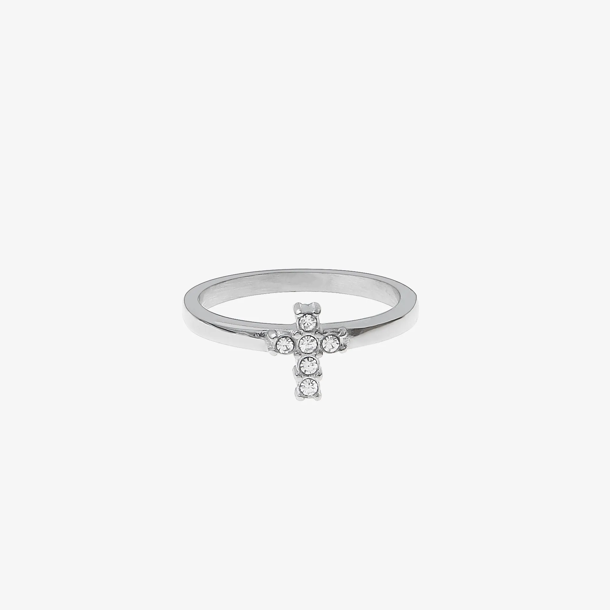 Zircon Cross Ring