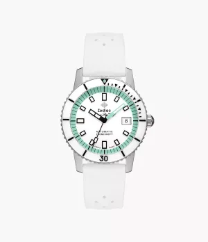 Zodiac Super Sea Wolf Compression White-Green Men's Watch ZO9309