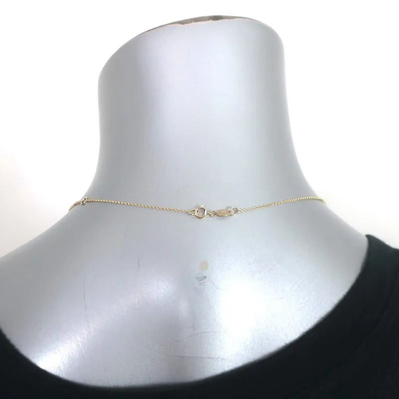 Zoe Lev Mini Diamond Script Initial Necklace 14k Gold NEW